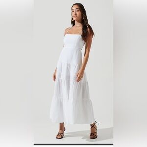 Worn once Astr the label white maxi dress
